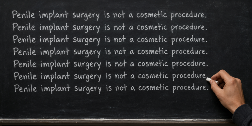 Penile implant surgery: setting the record straight